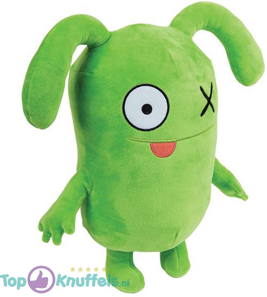 UglyDolls Pluche Knuffel Ox (Groen) 25 cm | UglyDolls Plush Toy | Ugly Dolls Peluche Knuffel | UglyDolls & Friends | Knuffel voor kinderen | Moxy, UglyDog, Ox, Wage, Lucky Bat, Babo